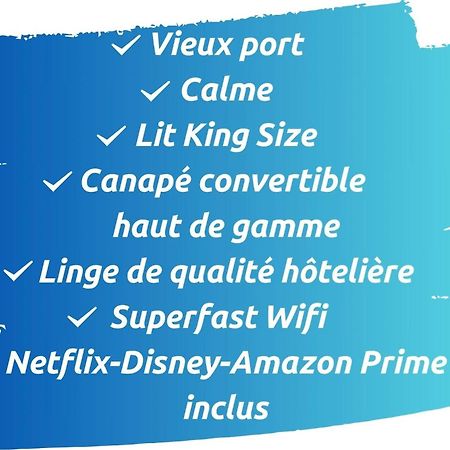 شقة Sud Passion - Fada Vieux Port - Calme - Linge De Qualite - Lit King Size - Fibre مارسيليا المظهر الخارجي الصورة