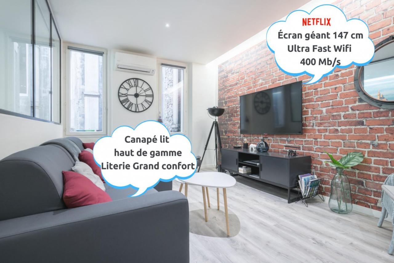 شقة Sud Passion - Fada Vieux Port - Calme - Linge De Qualite - Lit King Size - Fibre مارسيليا المظهر الخارجي الصورة